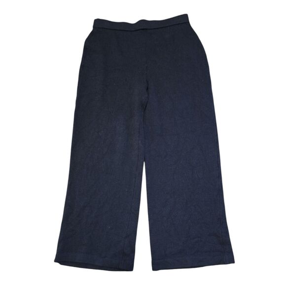 ST. JOHN Womens Basic Santana Knit Elastic Waist Trouser Pants Black Size 6 - Picture 10 of 13